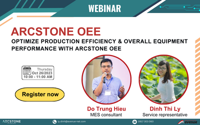 WEBINAR 26.10 | Optimize production efficiency & overall equipment performance with Arcstone OEE solution