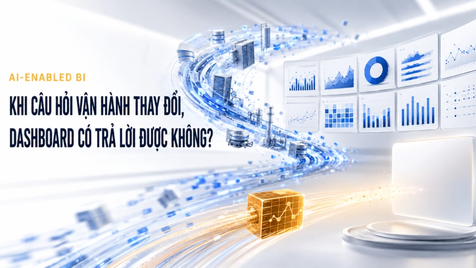 AI-ENABLED BI, Khi câu hỏi vận hành thay đổi, Dashboard có trả lời được không?