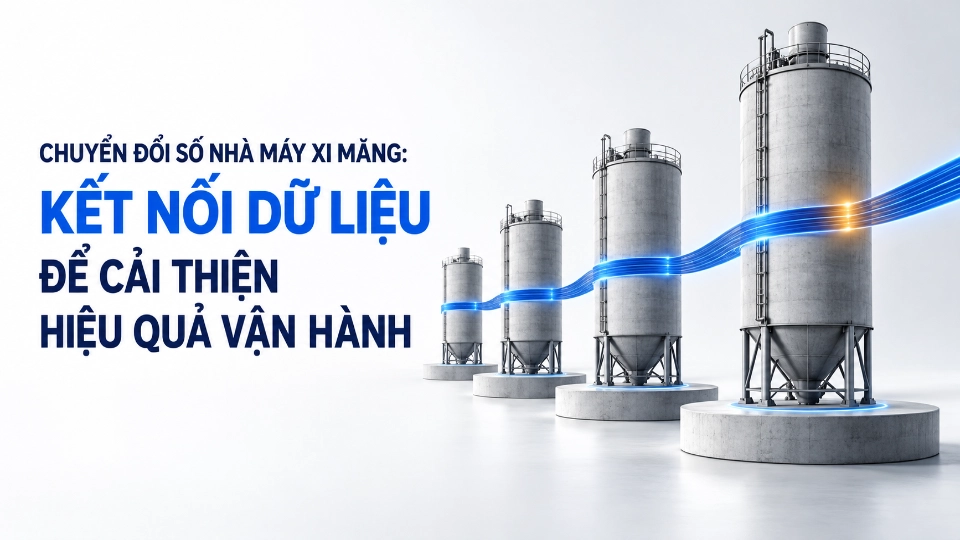 CHUYỂN ĐỔI SỐ NHÀ MÁY XI MĂNG:KẾT NỐI DỮ LIỆU ĐỂ CẢI THIỆN HIỆU QUẢ VẬN HÀNH